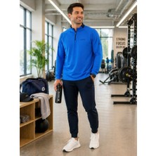 Crosstime  Erkek Mavi Antrenman Sweatshirt