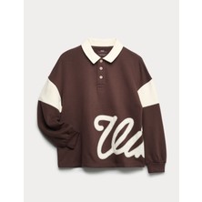 Marks & Spencer Pamuklu Rugby Sweatshirt