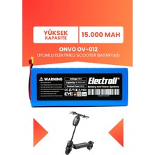 Electroll Onvo OV-012 Uyumlu Batarya (Yüksek Kapasite) Batarya 48V 15AH Elektrikli Scooter Bataryası