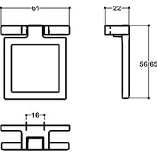 Vuralsin38 Siyah Renkli 47 mm Sallantılı Kulp