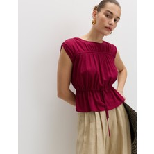 Marks & Spencer Keten Karışımlı Bluz