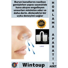Wintoup #horlama Rahat Nefes Uyku Kalite Artırıcı Ergonomik Horlama Önlemeye Yardımcı Silikon Burun Aparatı