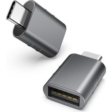 Vuralsin38 Syntech Usb-C - USB Adaptörü (2 Adet) Usb-C - USB 3.0 Kadın Cep Telefonu Otg Adaptörü, Thunderbolt 4/3 - USB 3.0, 15 Pro Max MacBook Pro Air 2023 iPad Mini iMac Surface ve Daha Fazlası ile