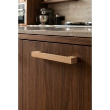 Wholewood Zen Ahşap Mobilya Dolap Kulpu 160 Mm Ahşap Rengi