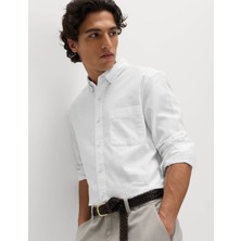 Marks & Spencer Keten Karışımlı Gömlek