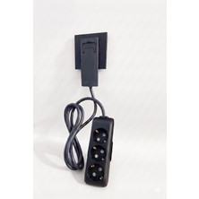 Gündüz Elektromarket Ultra Ince Fişli Uzatma Kablosu 3’lü (0,5m)Dar Alanlar Için Şık ve Pratik Çözüm!