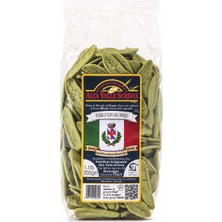 Alta Valle Scrivia 🇮🇹 Orijinal Italyan Ispanak Çeşnili Zeytin Yaprağı Şekilli Makarna 500 G | Foglie D'ulivo Agli Spinaci