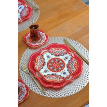 Glore Onega Pasta Tabağı 21 cm 6 Lı