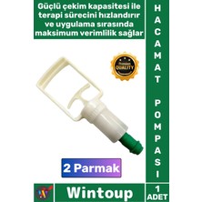 Wintoup #hacamat Premium Vakumlu Ergonomik Manuel Terapi Masaj Kupa Çekme Kaliteli 2 Parmak Hacamat Pompası