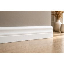 İnan Yapı Yalı Serisi Lake Beyaz U Model 12 cm Pvc Süpürgelik