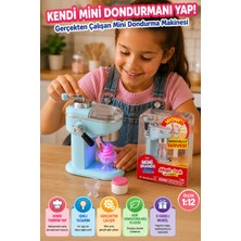 Giochi Preziosi Mini Brands Magic Cook Kitchen Seri 1 Mini Dondurma Makinesi Oyuncak Seti 1:12 Ölçek Uv Işıklı