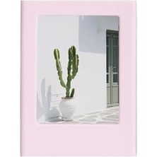 Vuralsin38 Mini Film Uyumlu Pembe Mıknatıslı Fotoğraf Çerçevesi