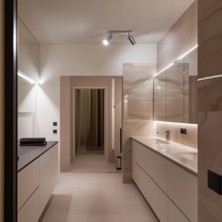 Riolight Rıolight Modern1 Krom1 Mafsallı Hareketli Başlık 2XGU10 Duylu LED Spot Avize(Ampül Dahil)