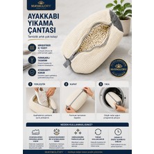 Cocovia Profesyonel Ayakkabı Yıkama Çantası – Özel Dolgulu Makarna Kumaşlı -Büyük Boy Çamaşır Yıkama Filesi-Fermuarlı Ayakkabı Yıkama Çantası