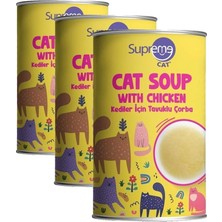 Vuralsin38 Supreme Cat Kedi Çorbası Tavuklu 135 ml x 12 (3 Paketi)