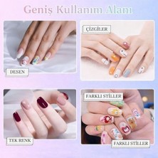 Vuralsin38 Rıvano 12 Renk Oje Sanatı Kalemi Seti, Su Bazlı Hızlı Kuruyan Tırnak Art Kalemi, Çocuklar ve Yetişkinler Için Kolay Tırnak Boyama ve Nail Art Tasarım Seti