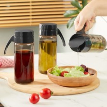 Vuralsin38 Life 3 Adet 500 ml Borosilikat Cam Yağ Sirke Sos Şişesi MIT1092