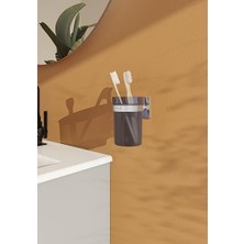 Vuralsin38 Root A44806 Diş Fırçalığı, Krom, Duvardan