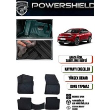 POWERSHIELD  Citroen E-C4-X 2023 ve Sonrası Uyumlu Araca Özel Premium 5D Havuzlu Oto Paspas Takımı