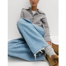 Marks & Spencer Yüksek Bel Barrel Leg Jean