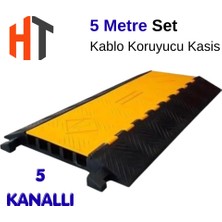 Hayat Trafik 5 Kanallı Hız Kesici Seti - Kablo Koruyucu 5 Metre