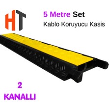 Hayat Trafik Kablo Kanallı Yol Kasisi Seti 2 Kanallı - 5 Metre