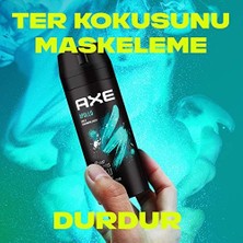 Vuralsin38 Axe Erkek Sprey Deodorant Apollo 48 Saat Etkileyici Koku Vücut Spreyi 150 ml (3 Paketi)