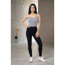 Fevien Kadın %95 Pamuklu Ip Askılı Ribana Atlet Esnek Nefes Alan Kumaş Günlük Basic Iç Giyim Vücudu Saran Kaşkorse Tarzı Konforlu Atlet