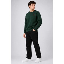 Levine Koyu Yeşil Basic Sweatshirt