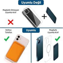 Vuralsin38 Bix Tmw1 Magsafe Deri Kartlık Manyetik Telefon Cüzdanı Karbon Siyahı