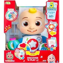 Vuralsin38 Cocomelon 'n Play Jj'yi Keşfedin - Şekilleri, Renkleri, Abc'leri, 123'LERI Keşfedin, Hayranların En Sevdiği 5 Şarkı ve 50'den Fazla Ifade Dinleyin - Çocuklar ve Okul Öncesi Çocuklar Için Peluş 10" Jj