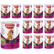 Vuralsin38 Yavru Köpek Biftekli Pate 400 gr x 12 Adet