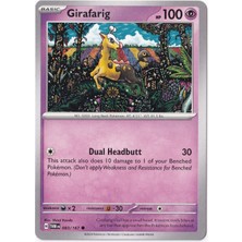 Girafarig 083/167 - Twilight Masquerade - Pokemon Kartı (Mint)