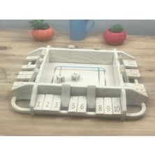 Vuralsin38 Klasik Ahşap Matematik Oyunu | 2-4 Oyuncu Için Matematik Becerileri ve Karar Verme Eğitimi, Çocuklar Aile Okul Parti Eğlencesi, Yılbaşı Eğlencesi, Yılbaşı Parti Oyunu