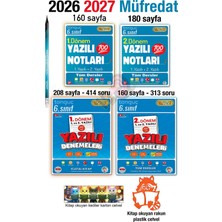 Tonguç Akademi 6. Sınıf 1. 2. Dönem Yazılı Denemeleri ve Notları Setli Ürün 2026 LGS Uygun Tüm Dersler