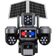 Ioma 4 Lens 1 Ptz 1 Aydınlatma 4g Solar Camera