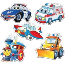 Vuralsin38 Toys Baby Puzzle Sevimli Araçlar