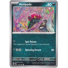 Venipede 115/167 - Twilight Masquerade - Pokemon Kartı (Mint)
