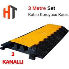 Hayat Trafik 3 Kanallı Hız Kesici Seti - Kablo Koruyucu 3 Metre