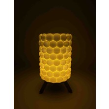 DenizCanlilari 3D Yazıcı Tasarımı Modern Geometrik Tealight Mumluk & (Tekli)