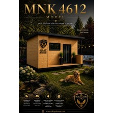 Okay Store Xl Köpek Kulübesi Dış Mekana Uyumlu Geniş Hacimli Dört Mevsim Kullanıma Uygun Bahçe ve Açık Alanlar MNK4612 Model