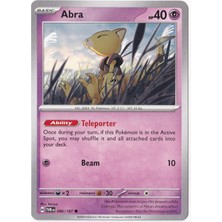 Abra 080/167 - Twilight Masquerade - Pokemon Kartı (Mint)