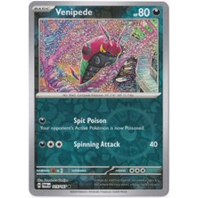 Venipede [reverse Holo] 115/167 - Twilight Masquerade - Pokemon Kartı (Mint)