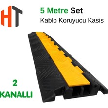 Hayat Trafik 2 Kanallı Hız Kesici Seti - Kablo Koruyucu 5 Metre