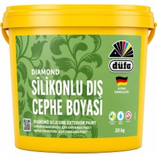 Düfa Diamond Silikonlu Dış Cephe Boyası 20 kg Beyaz