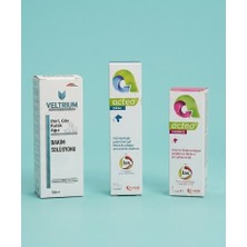 Candioli Actea Oral & Actea Dermo & Veltrıum  Kedi, Köpek Ağız Deri Cilt Bakım Seti