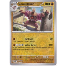 Conkeldurr [reverse Holo] 105/167 - Twilight Masquerade - Pokemon Kartı (Mint)