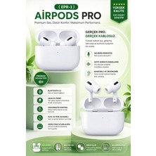 Azurtech Epr-1 Airpods Pro Anc Bluetooth Kulaklık – Aktif Gürültü Engelleme, Bluetooth 5.3, Dokunmatik Kontrol, Şarj Kutulu