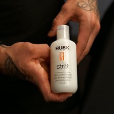 Vuralsin38 Rusk Str8 Kabarma Önleyici ve Kıvrılma Önleyici Losyon, 6 Oz, Hafif, Yağsız Şekillendirici Losyon, Kıvrılmayı Geçici Olarak Kaldırır ve Aşırı Kabarmayı Ortadan Kaldırır, Beyaz