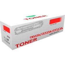 Vuralsin38 Hp Uyumlu CB543A/CE323A/CF213A Çipli Kırmızı Muadil Toner